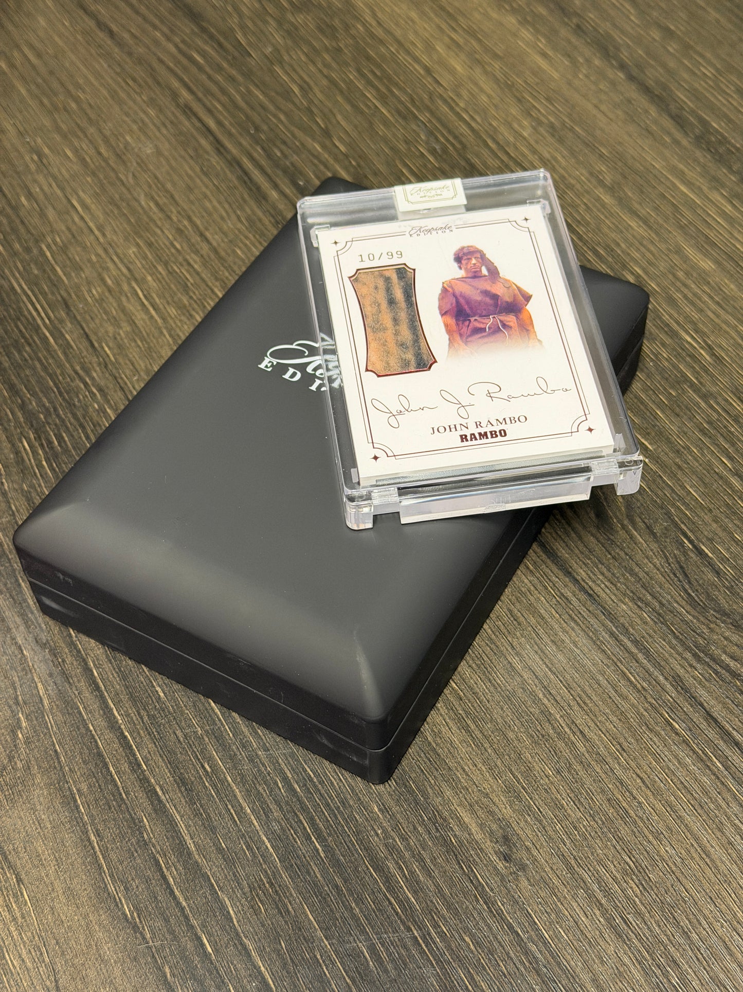 Rambo John J Rambo Laser Signature Patch Card 10/99