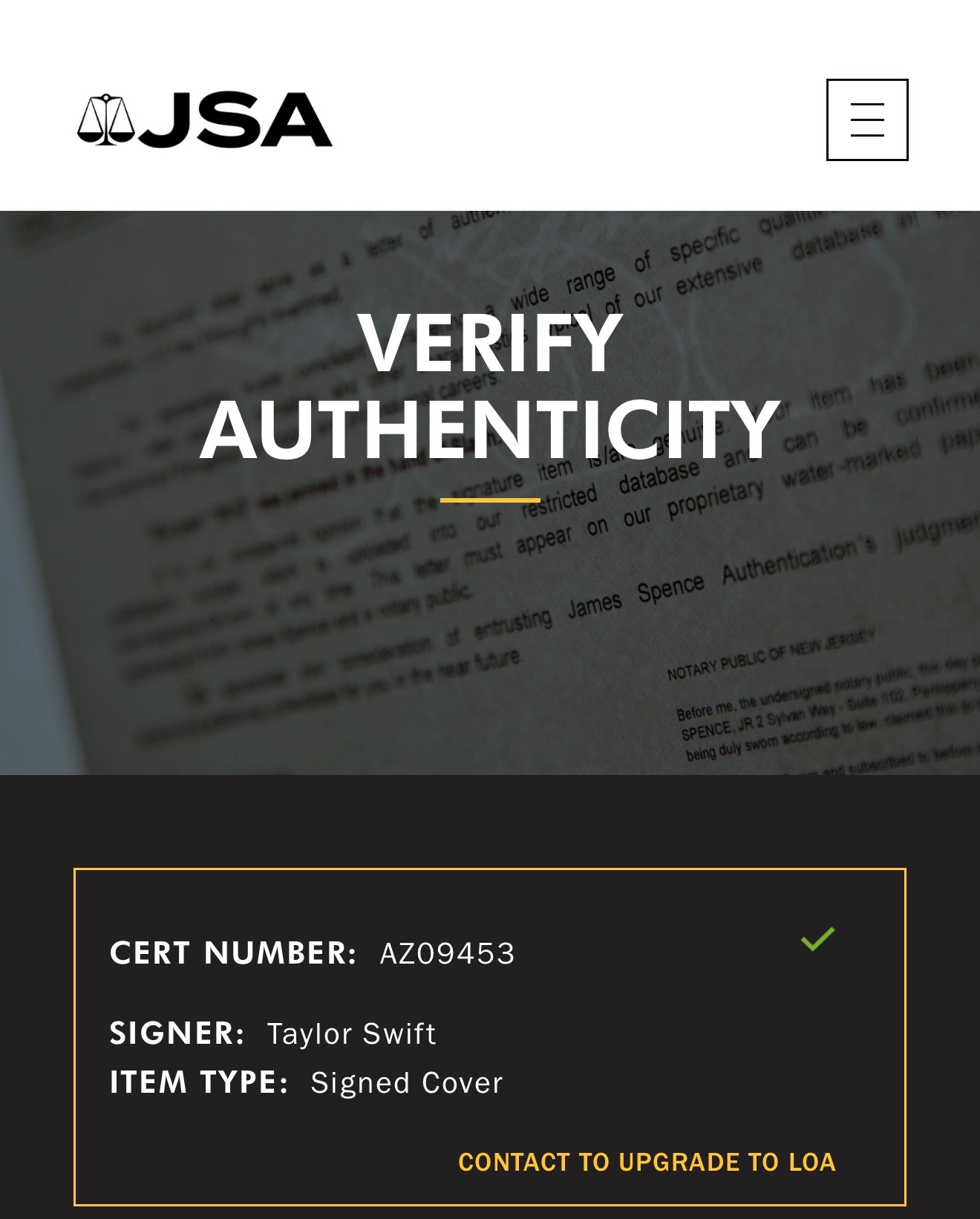Taylor Swift Hand-Signed Display Acoustic Guitar – JSA Authenticated
