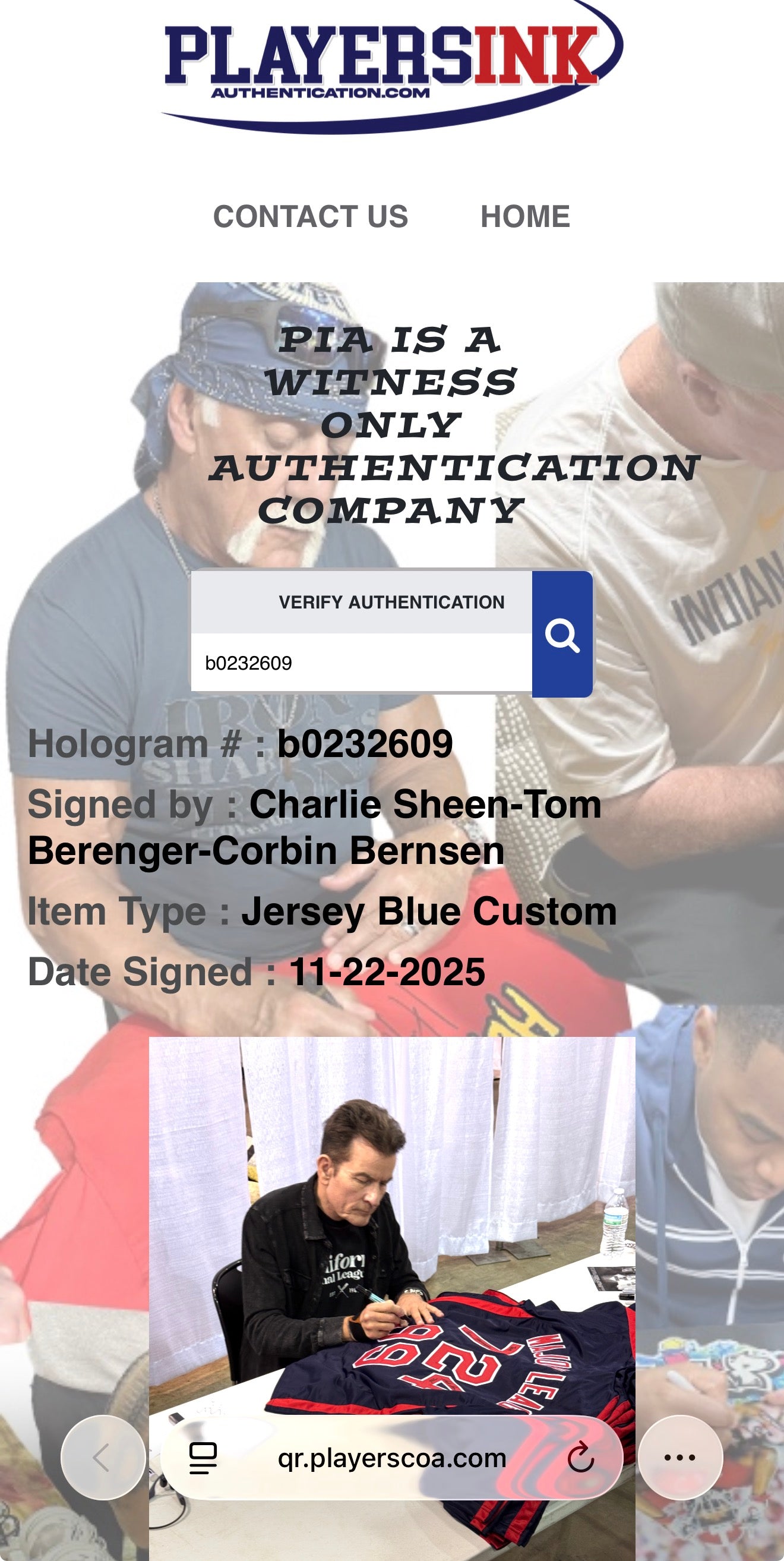 Charlie Sheen, Tom Berenger & Corbin Bernsen Signed Major League Jersey Inscribed “Taylor” & “Dorn” JSA Authenticated