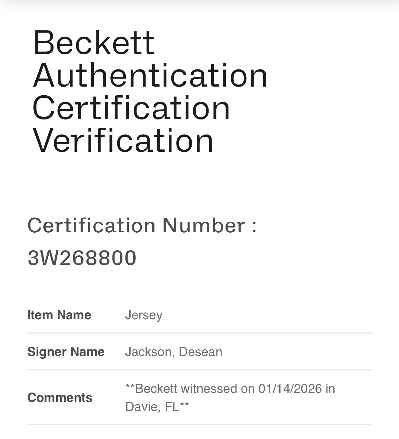 DeSean Jackson Signed Tampa Bay Buccaneers Custom Jersey Beckett Authenticated