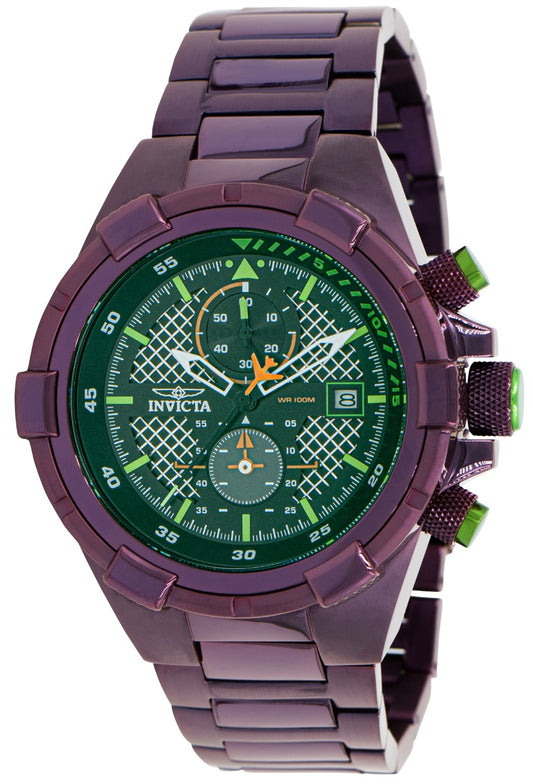 Invicta Aviator Men's Watch - 50.5mm, Purple