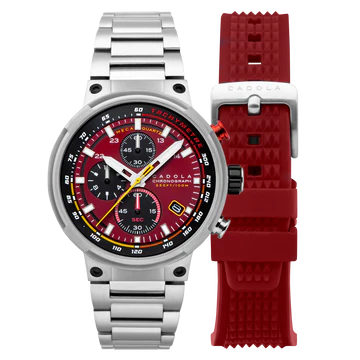 Cadola Diablo Red Quartz 44mm