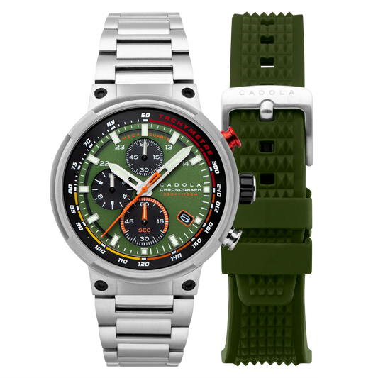 Cadola Grid Green Chrono 44mm