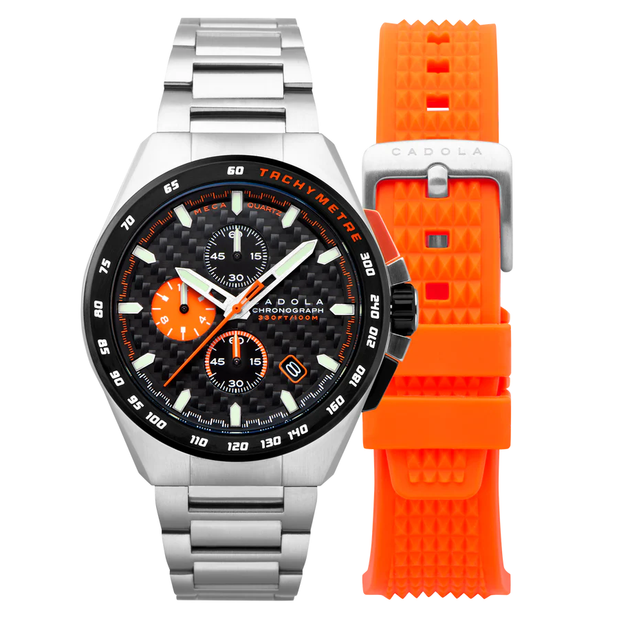 Cadola Black Orange Quartz 44mm CD-1029-11