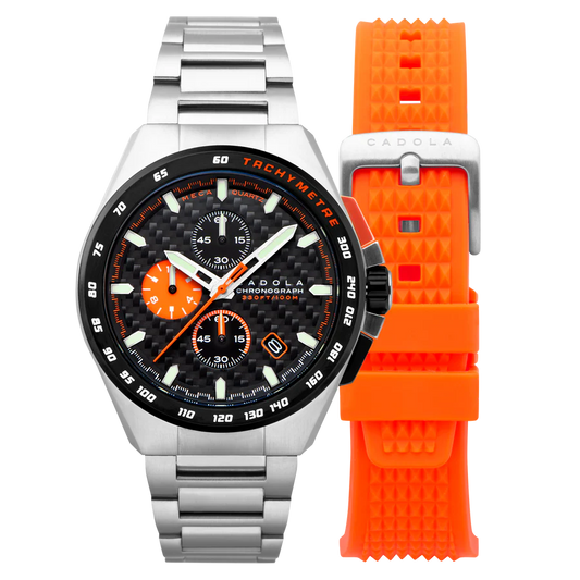 Cadola Black Orange Quartz 44mm CD-1029-11