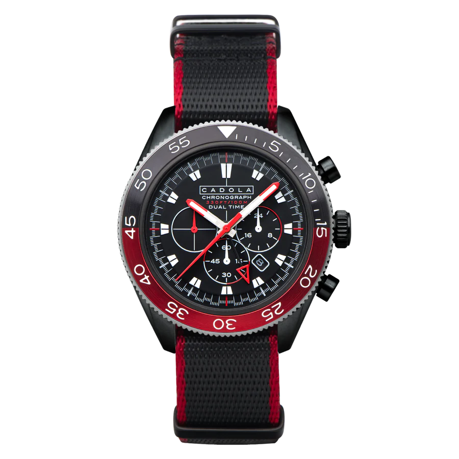 Cadola Eclipse Red Chronograph Quartz CD-1035-03