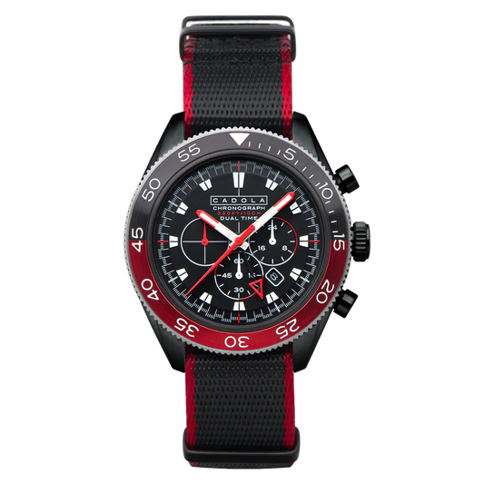 Cadola Eclipse Red Chronograph Quartz CD-1035-03