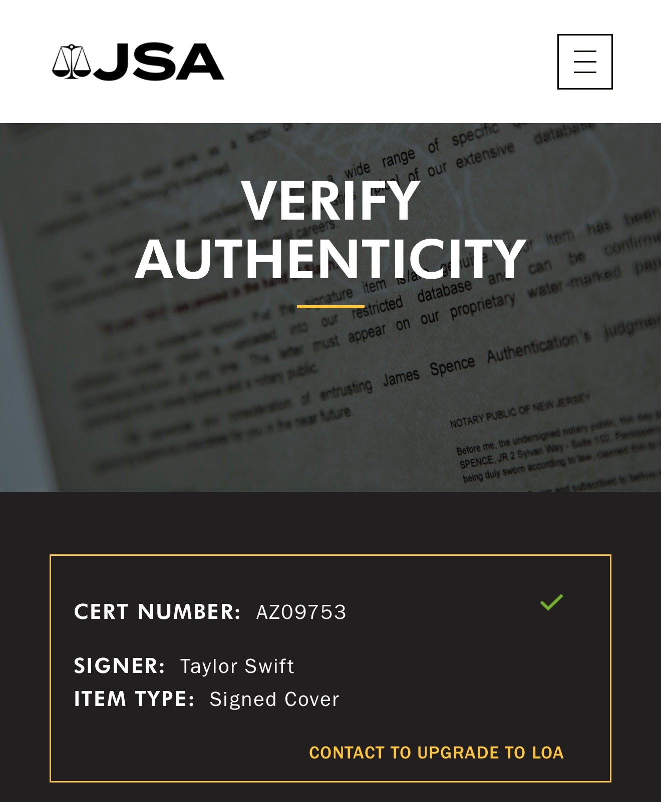 Taylor Swift Hand-Signed Display Acoustic Guitar – JSA Authenticated