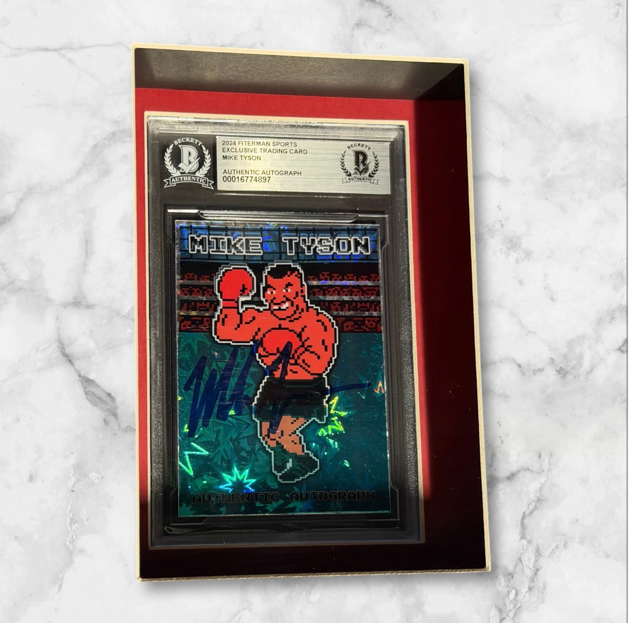 1 Of 1 Mike Tyson Punch Out Wall Display