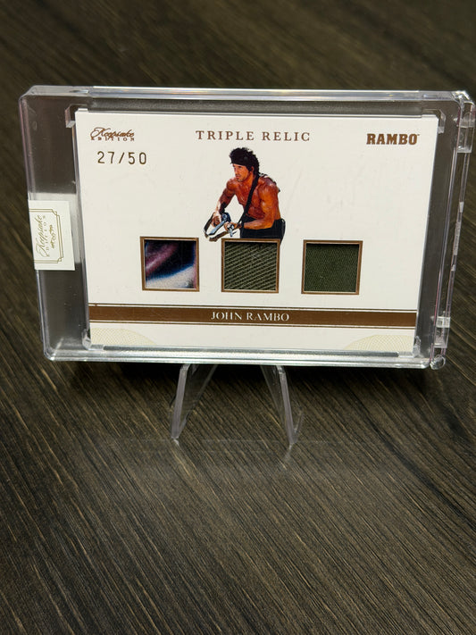 Keepsake Rambo II John Rambo Triple Relic 27/50