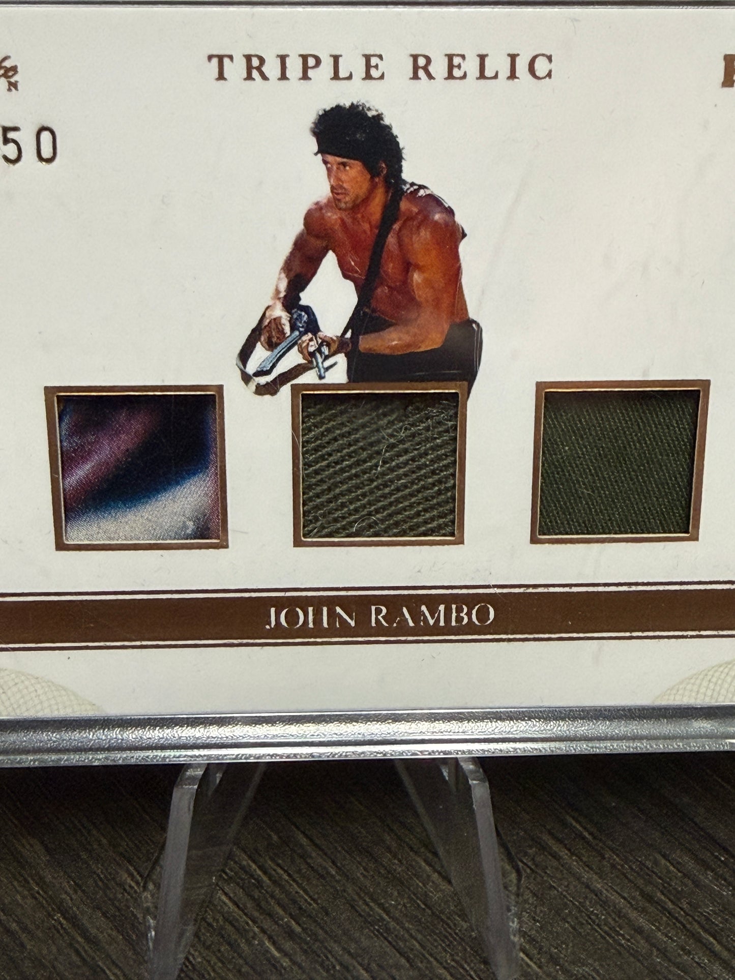 Keepsake Rambo II John Rambo Triple Relic 27/50