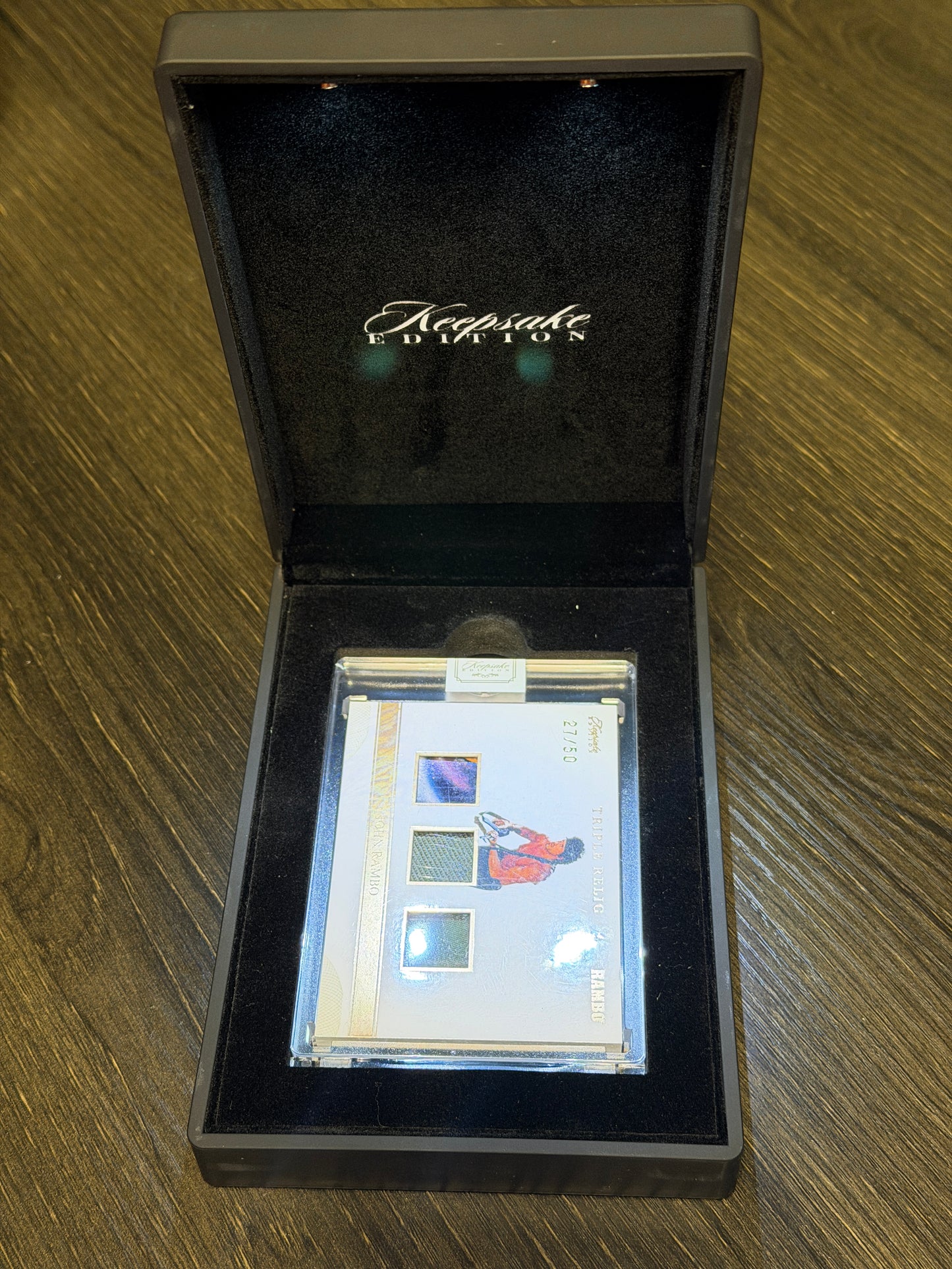 Keepsake Rambo II John Rambo Triple Relic 27/50