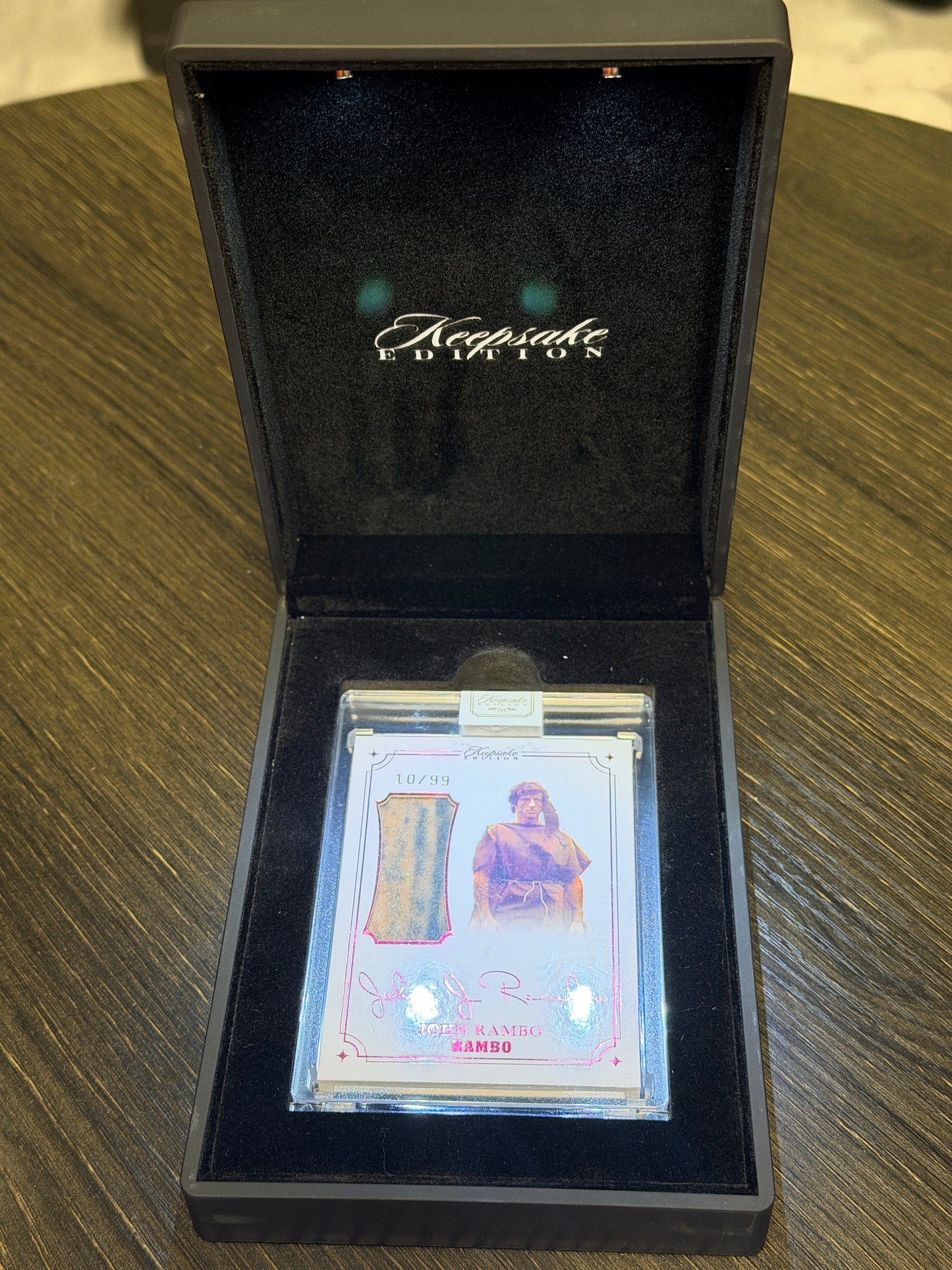 Rambo John J Rambo Laser Signature Patch Card 10/99