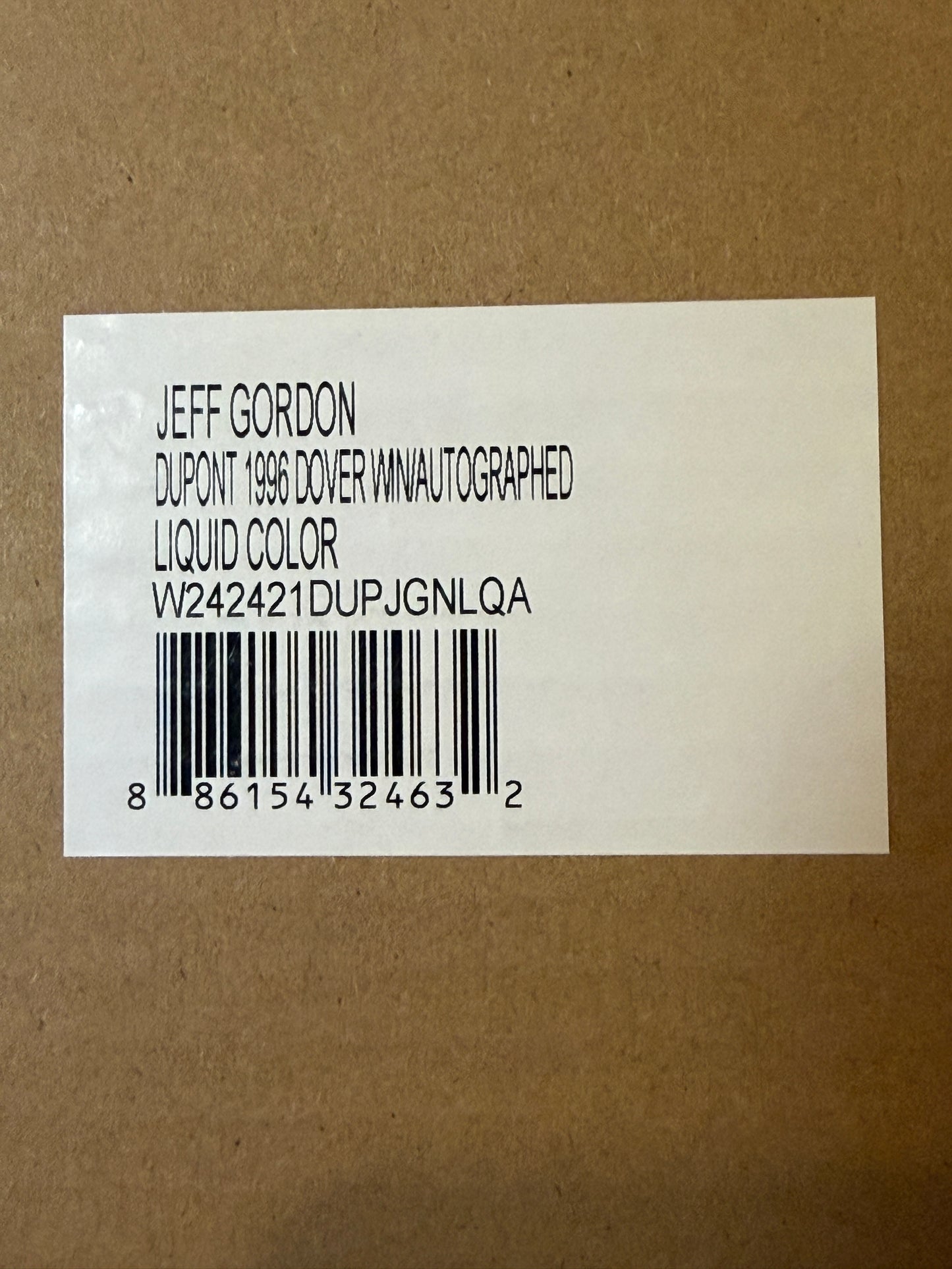 Jeff Gordon & Ray Evernham Signed LE NASCAR #24 Dupont 1996 Dover Win Monte Carlo Liquid Color 1:24 Scale Diecast Car