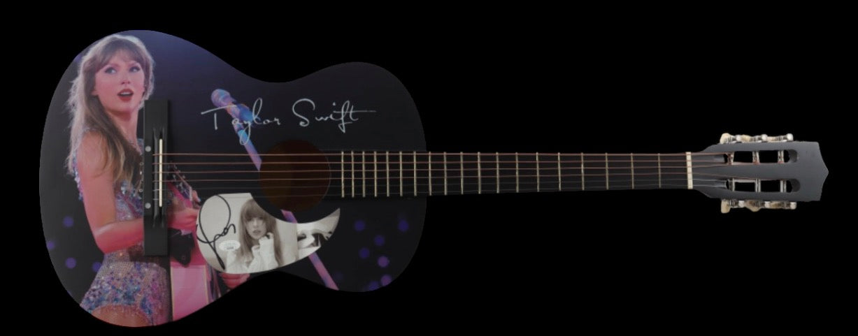 Taylor Swift Hand-Signed Display Acoustic Guitar – JSA Authenticated