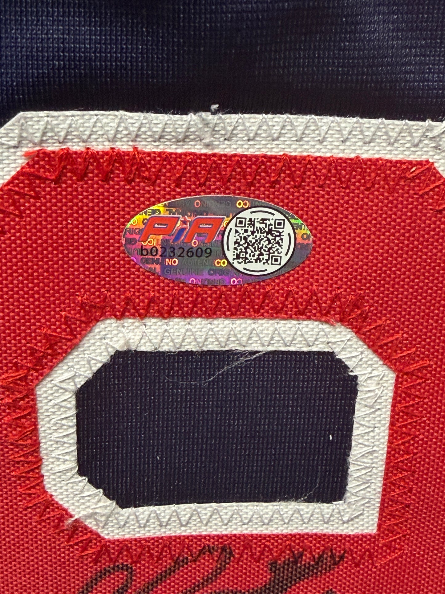 Charlie Sheen, Tom Berenger & Corbin Bernsen Signed Major League Jersey Inscribed “Taylor” & “Dorn”  JSA Authenticated