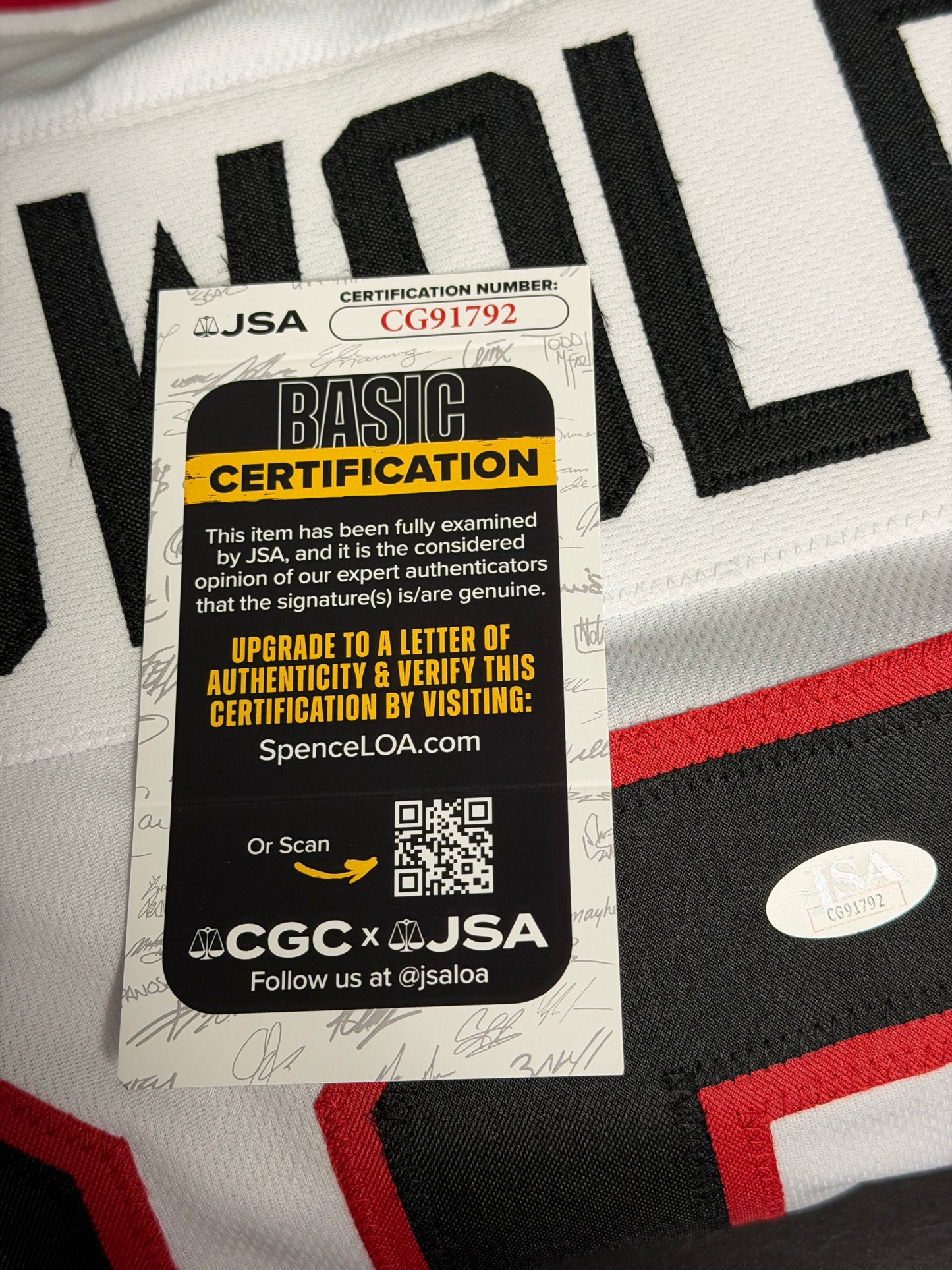 Chevy Chase Signed Custom Jersey“Christmas Vacation” JSA Authenticated