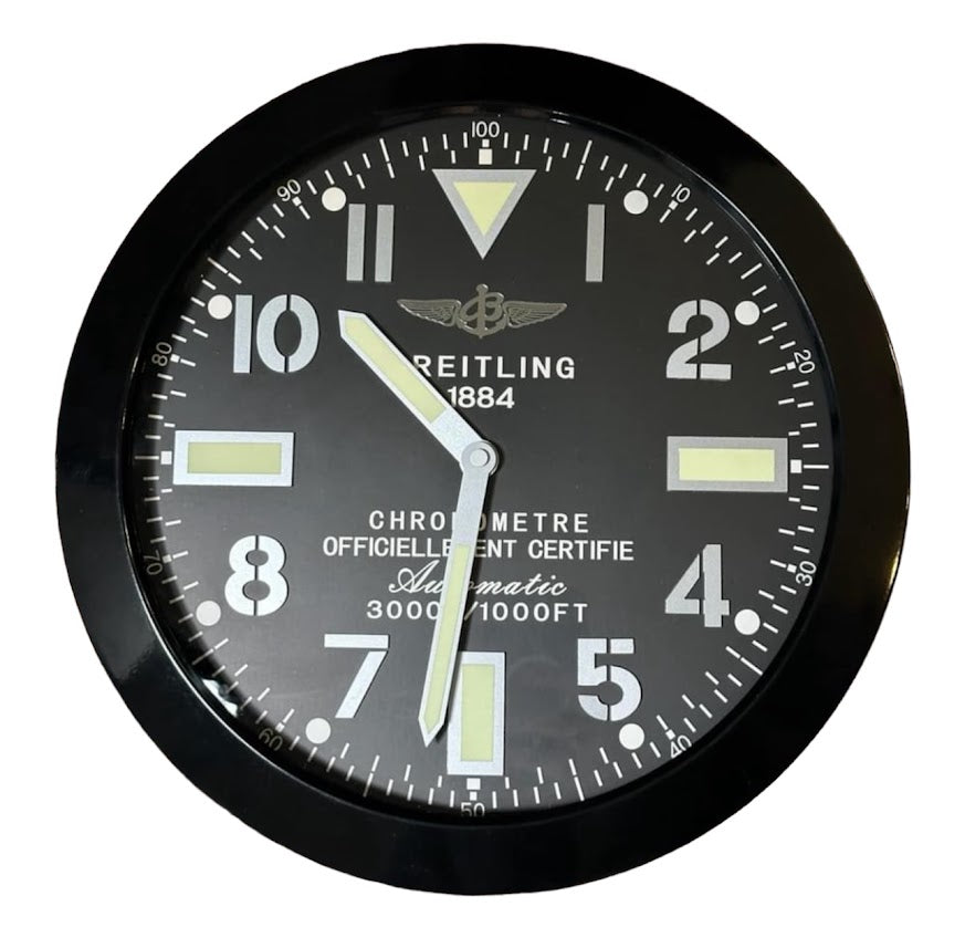 Black Wall Clock