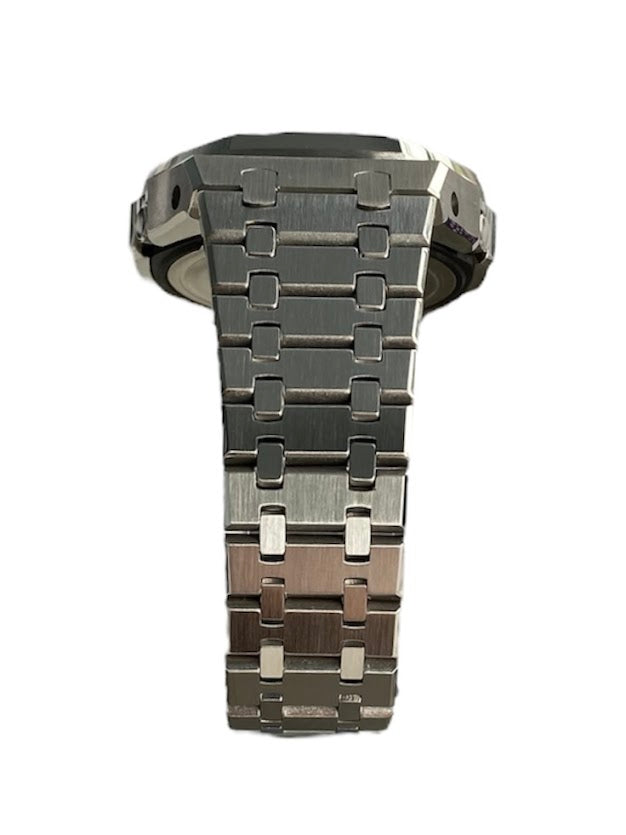 GShock Mod AP Style Silver/ Camo Stainless