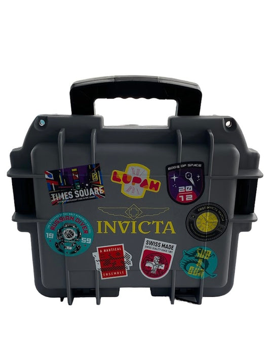 Invicta 3 Slot Hard Impact Watch Case - Patch Grey