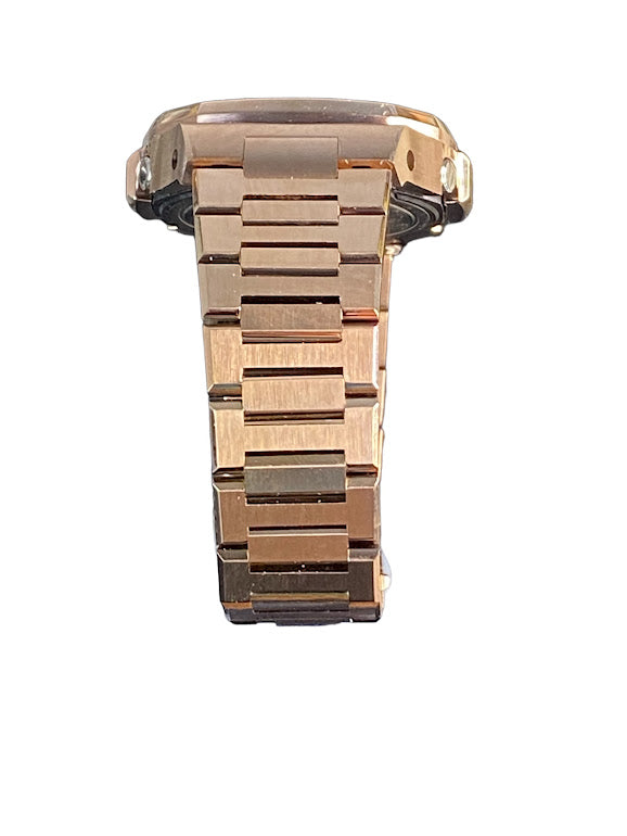 GShock Mod PP Style Rose Gold w/ Crystal Bezel/ Gold Stainless