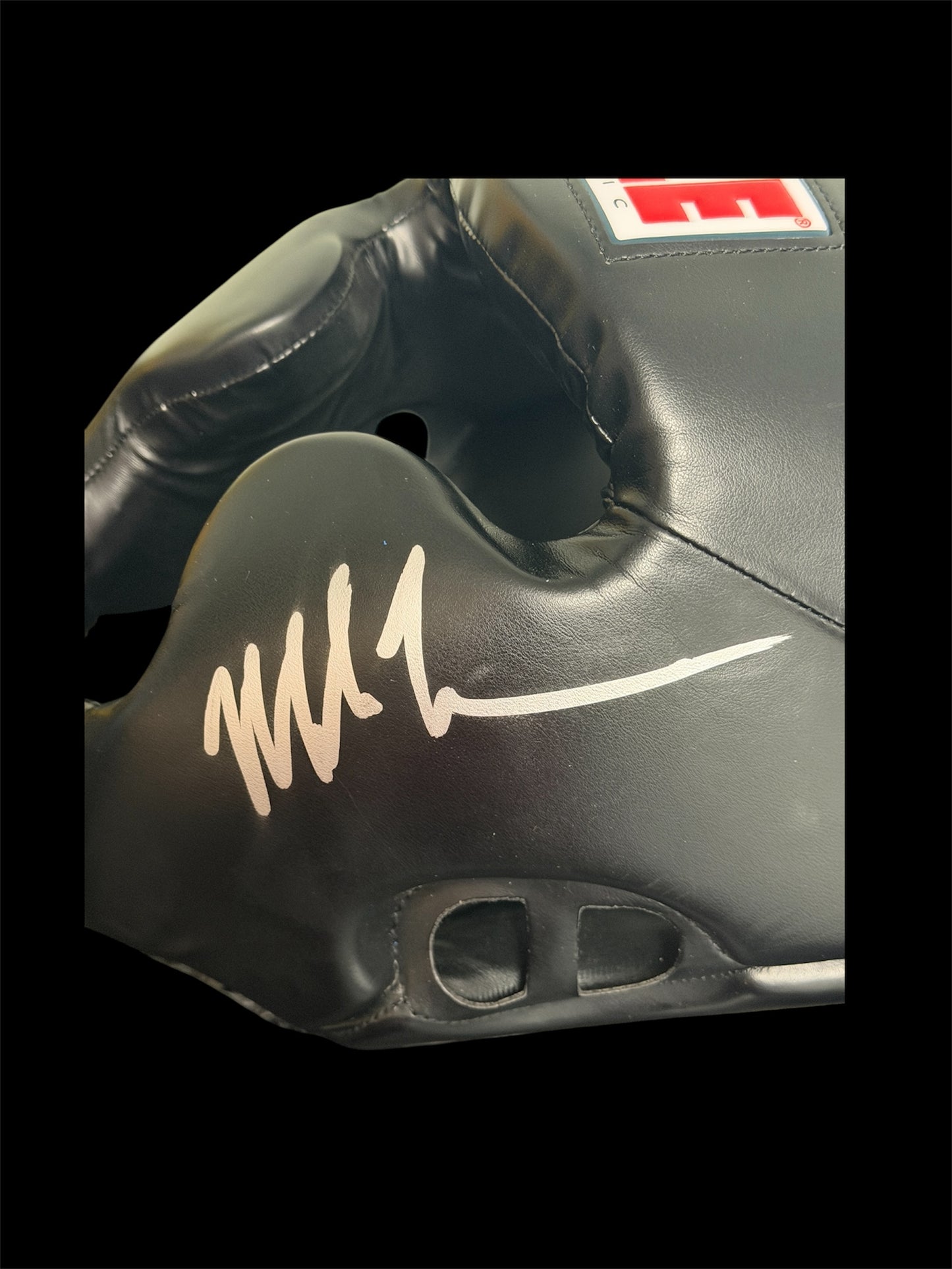 Mike Tyson Signed Sparring Head Gear