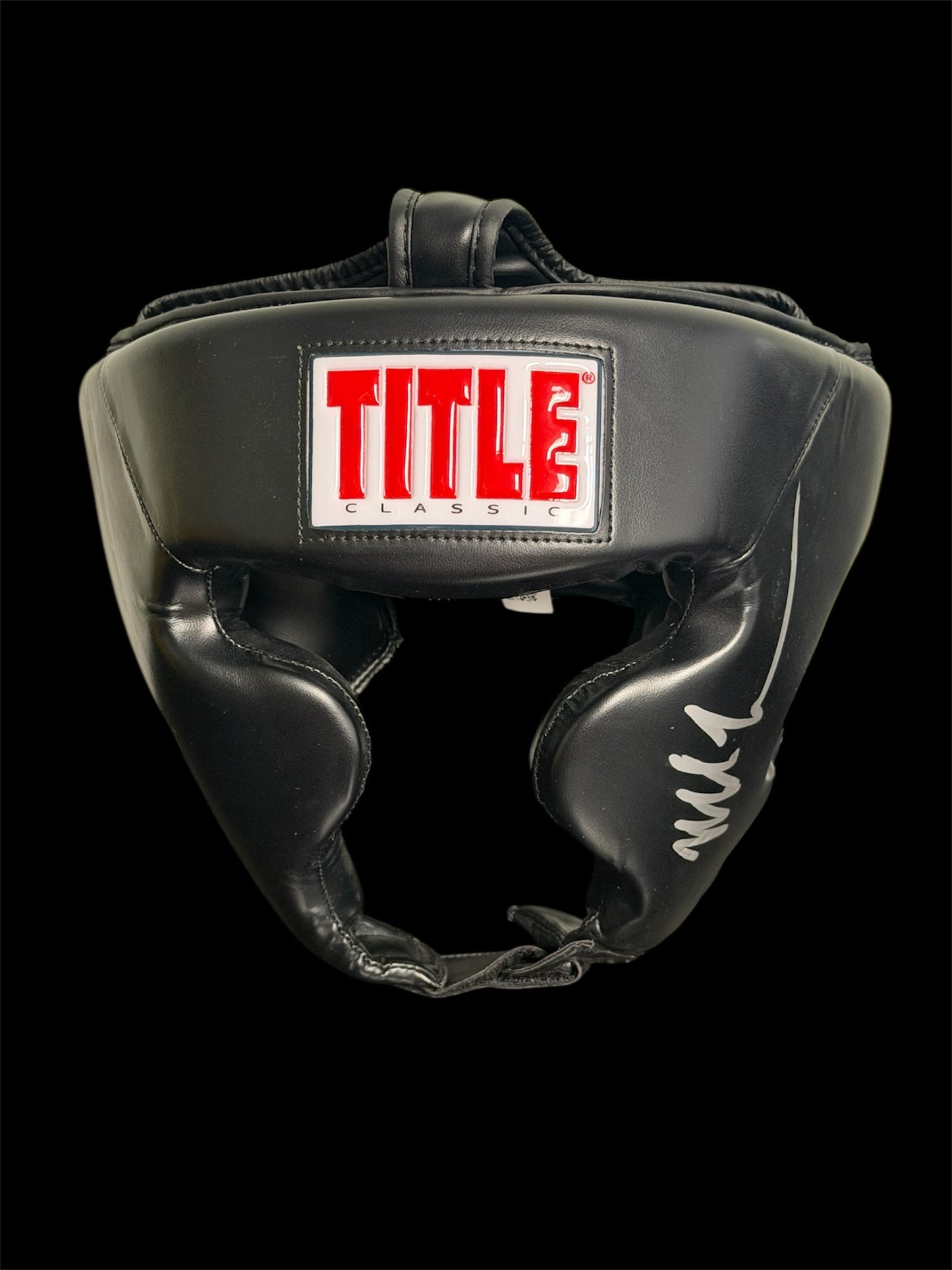 Mike Tyson Signed Sparring Head Gear