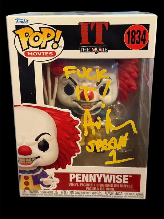 It Funko Pop Movie Signed By Ari Lehman Inscribed Fuck It Jason 1