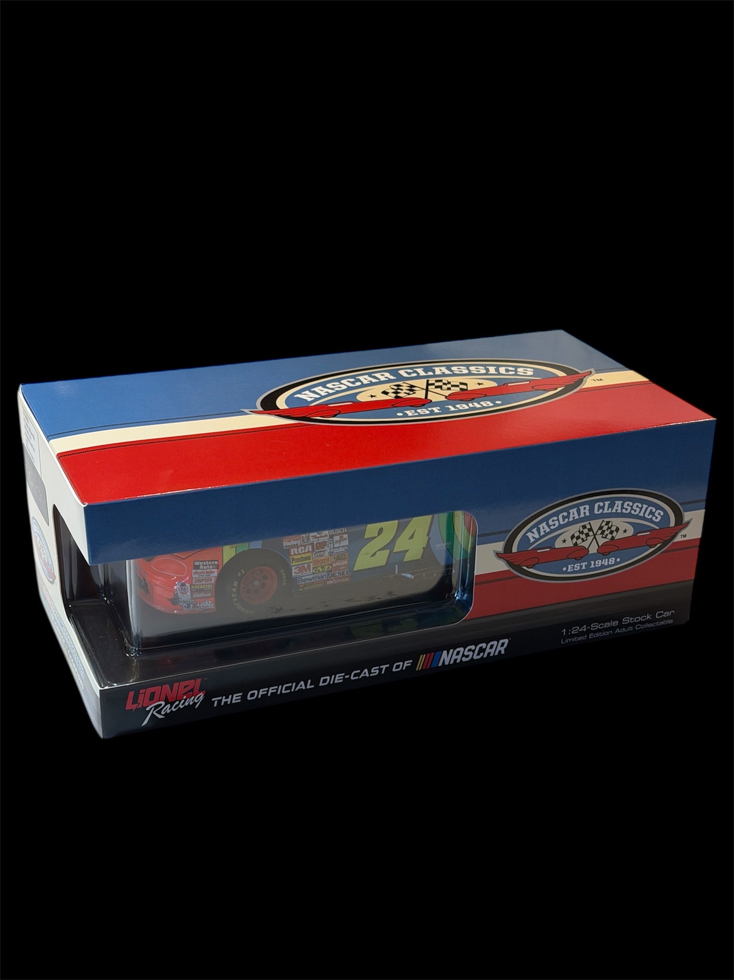 Jeff Gordon & Ray Evernham Signed LE NASCAR #24 Dupont 1996 Dover Win Monte Carlo Liquid Color 1:24 Scale Diecast Car