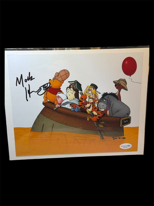 Mark Henn SIgned Winnie The Pooh 8x10 Photo