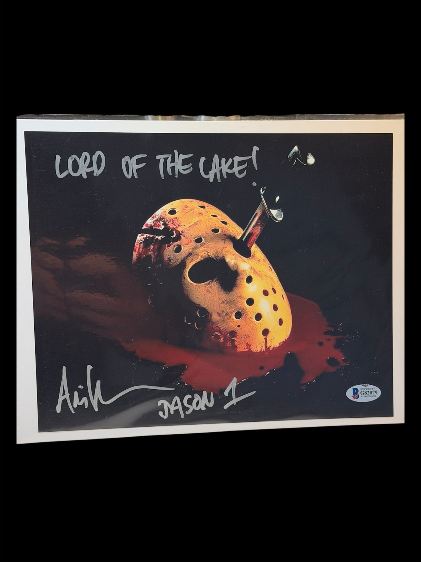 Ari Lehman Signed Lord Of the Lake Jason 1 8x10 Photo