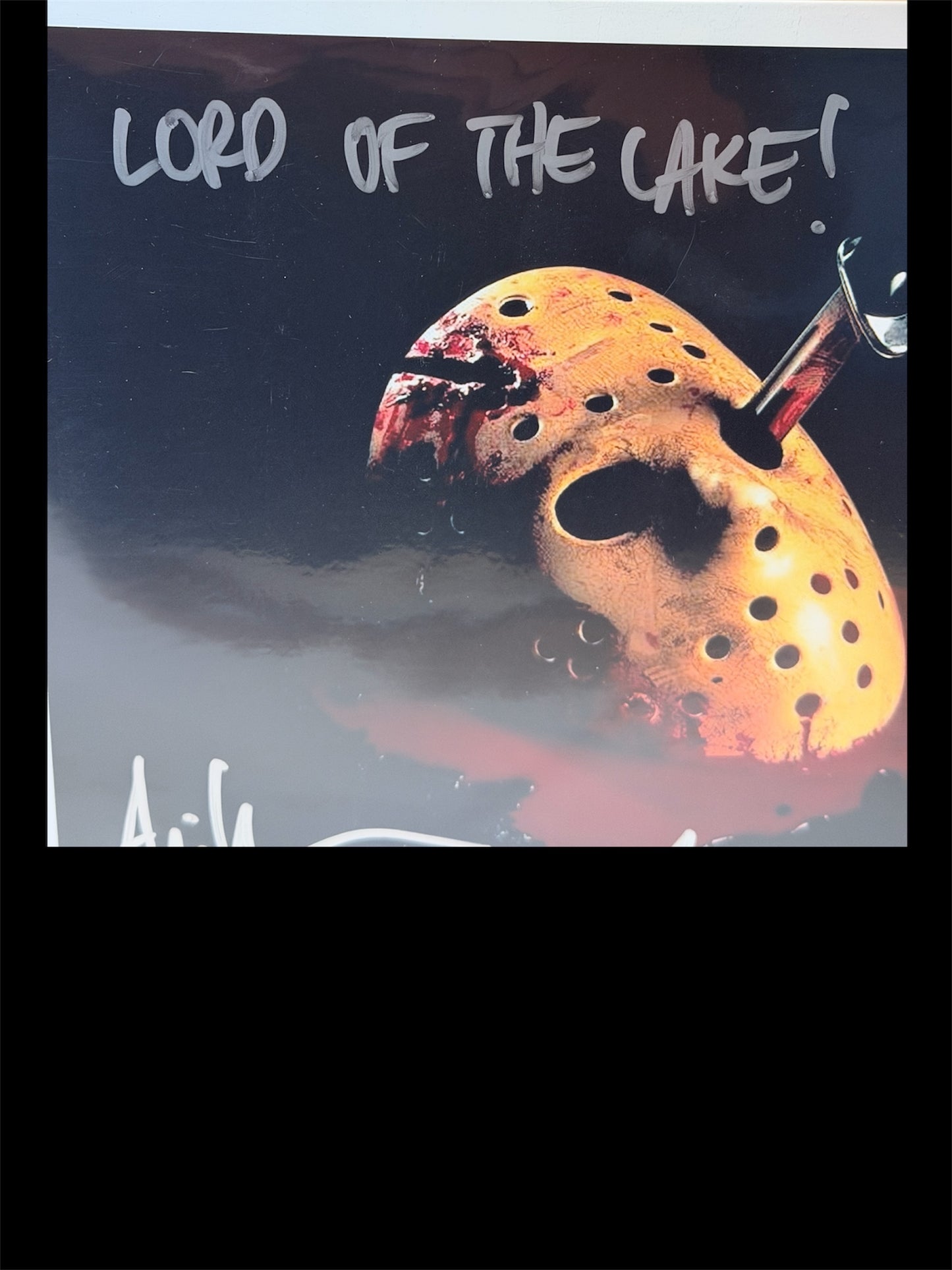 Ari Lehman Signed Lord Of the Lake Jason 1 8x10 Photo