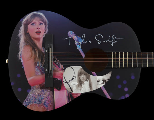 Taylor Swift Hand-Signed Display Acoustic Guitar – JSA Authenticated