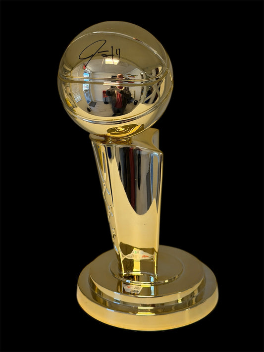 Jrue Holiday Boston Celtics Autographed Fanatics 2024 NBA Finals Champions 12" Larry O’Brien Replica Trophy