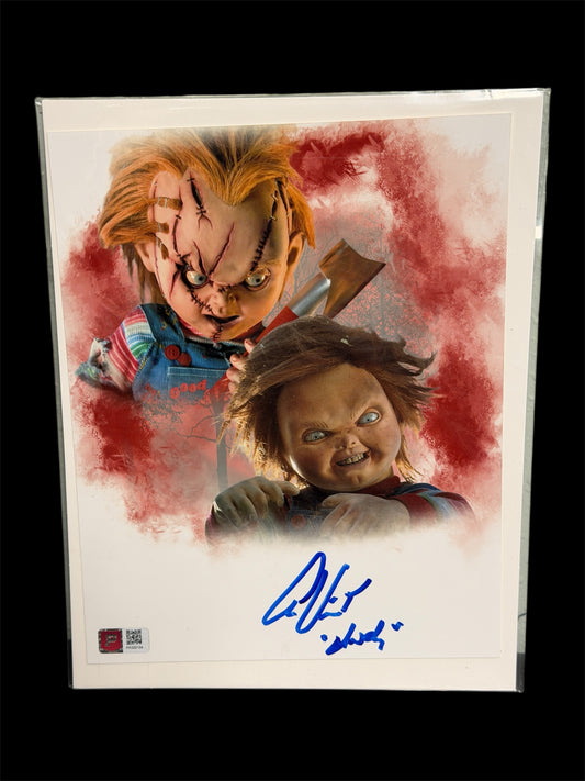 Alex Vincent Signed "Child's Play" Chucky 8x10 Photo Inscribed "Andy"