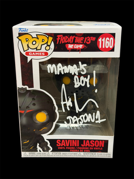 Ari Lehman Signed Funko Pop #1160 – Savini Jason | “Mama’s Boy / Jason 1” | Beckett Authenticated