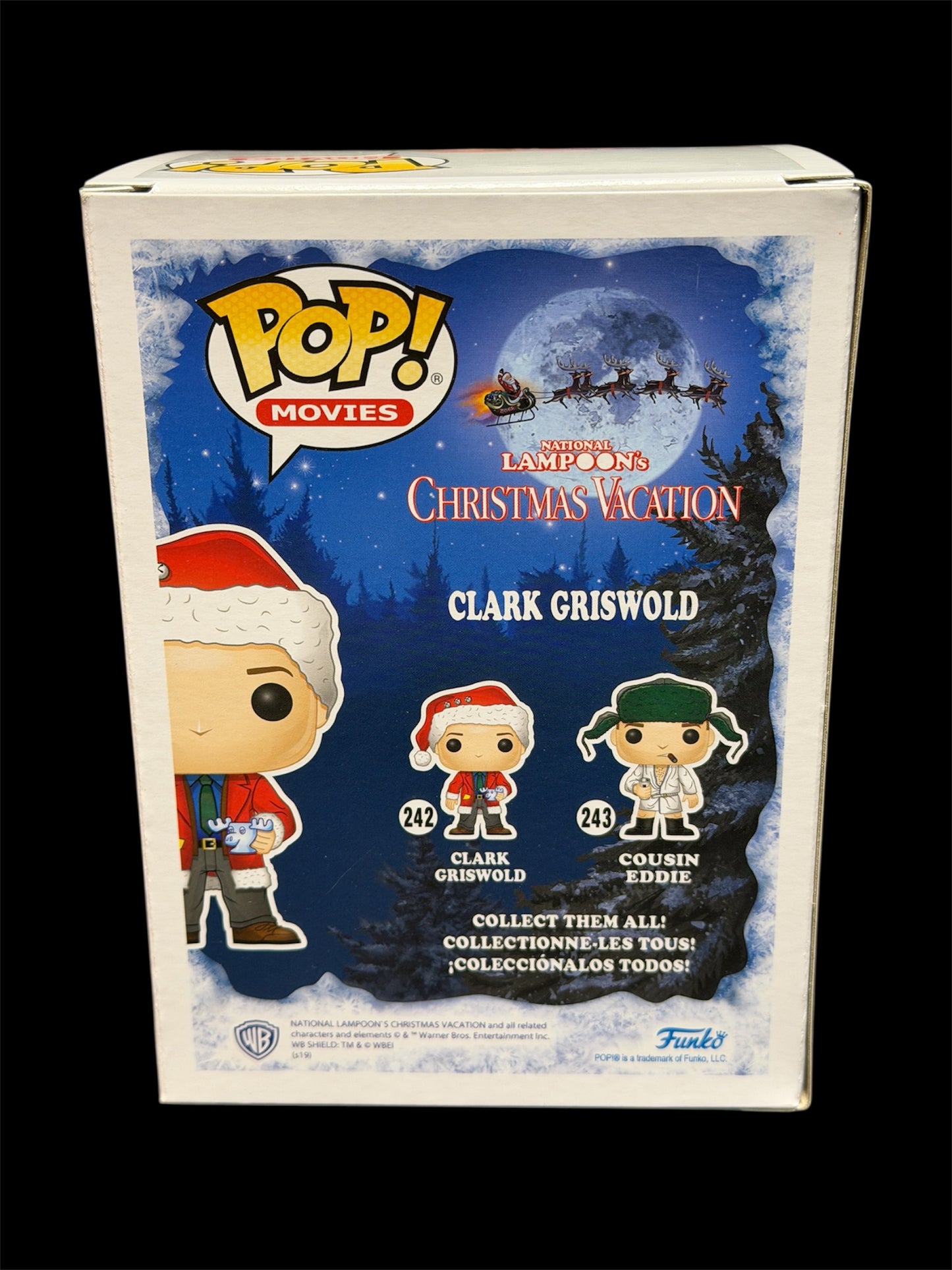 Chevy Chase Signed National Lampoon’s Christmas Vacation Clark Griswold #242 Funko Pop! – Beckett Authenticated