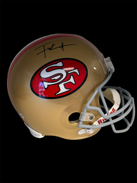 Frank Gore Signed San Francisco 49ers Full-Size Riddell Replica Helmet – Beckett Authenticated