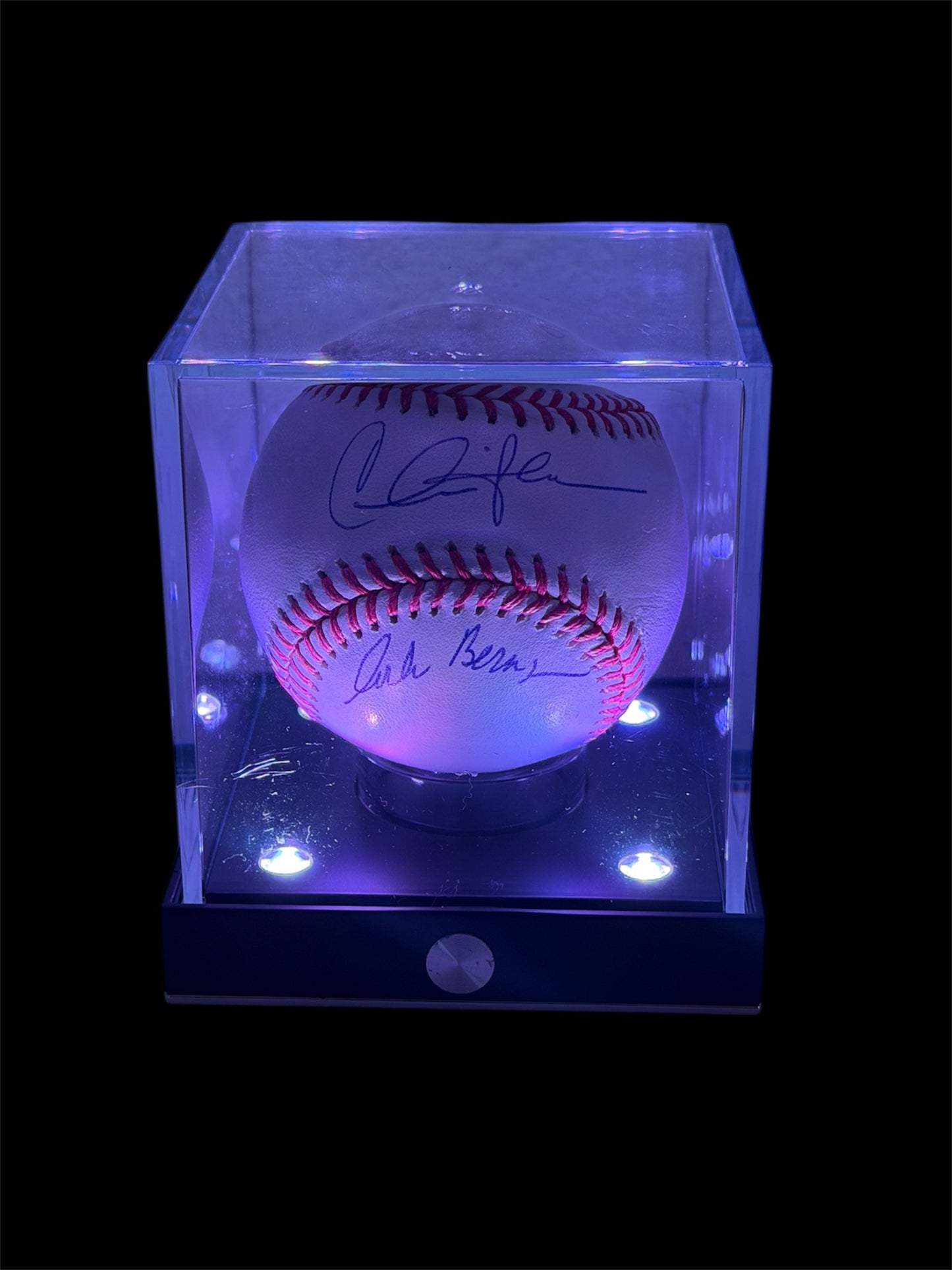 Movie "Major League" Charlie Sheen, Tom Berenger & Corbin Bernsen Signed OML Baseball