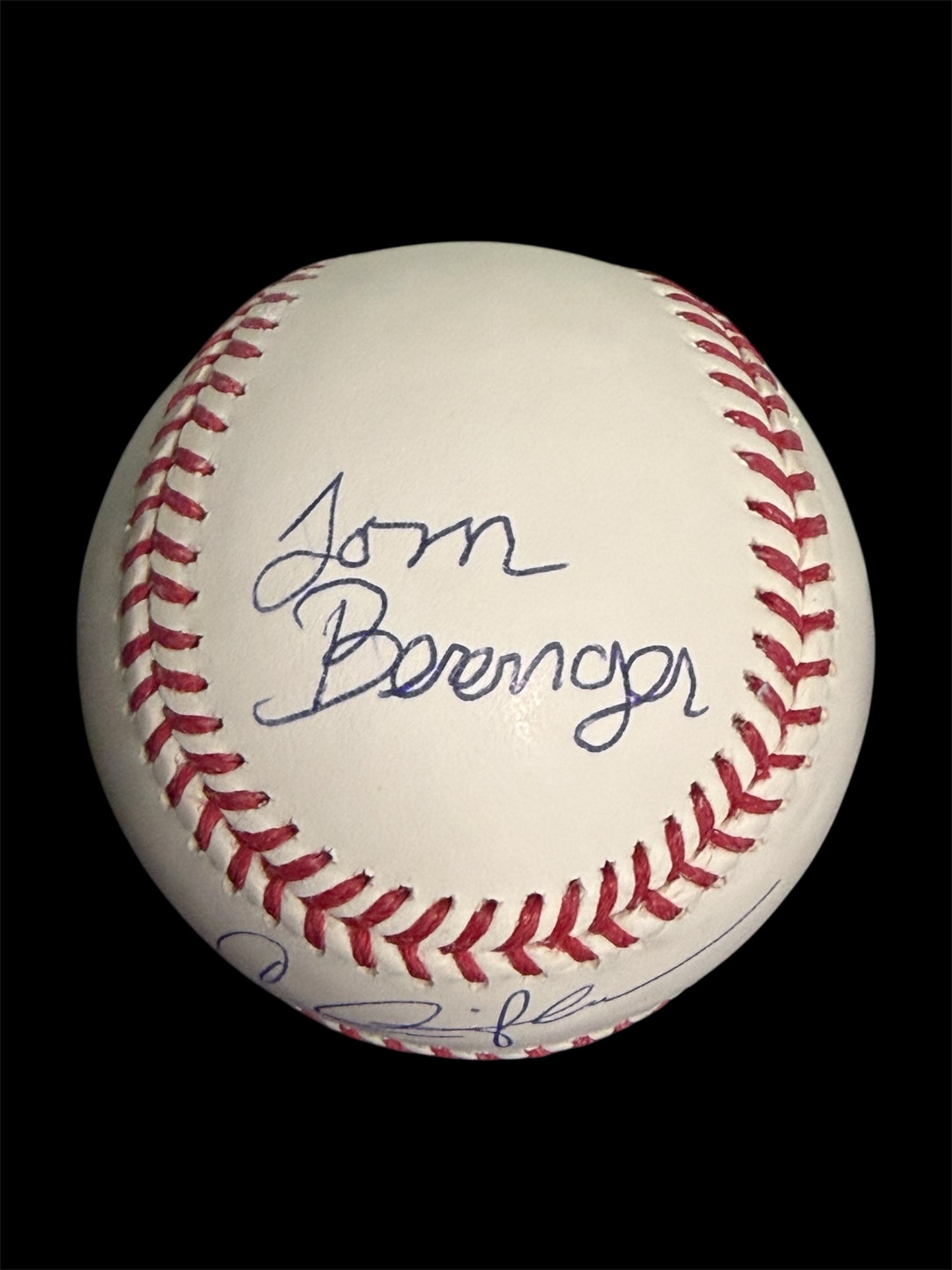 Movie "Major League" Charlie Sheen, Tom Berenger & Corbin Bernsen Signed OML Baseball