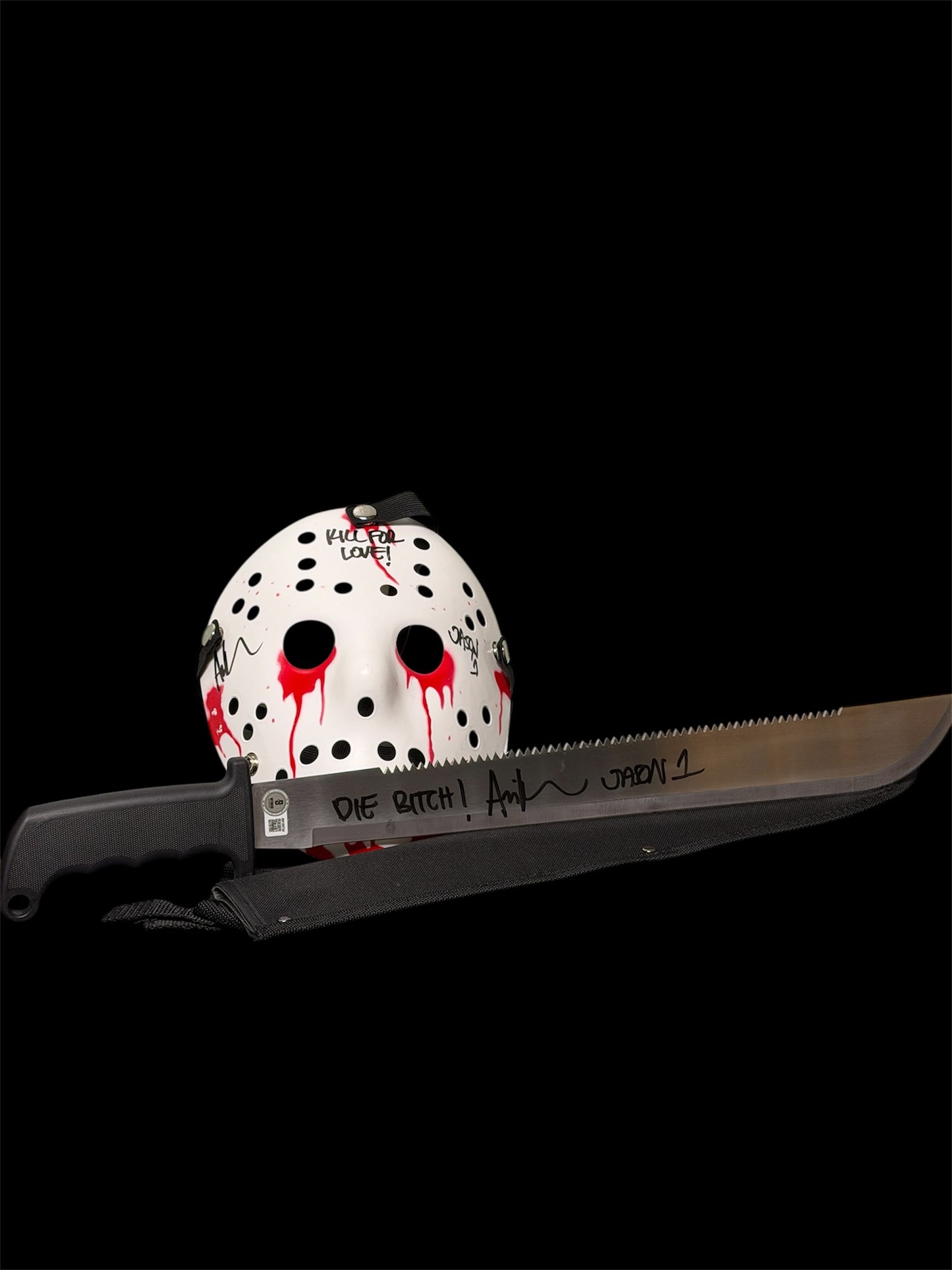 Ari Lehman Signed Horror Bundle – Mask & Machete