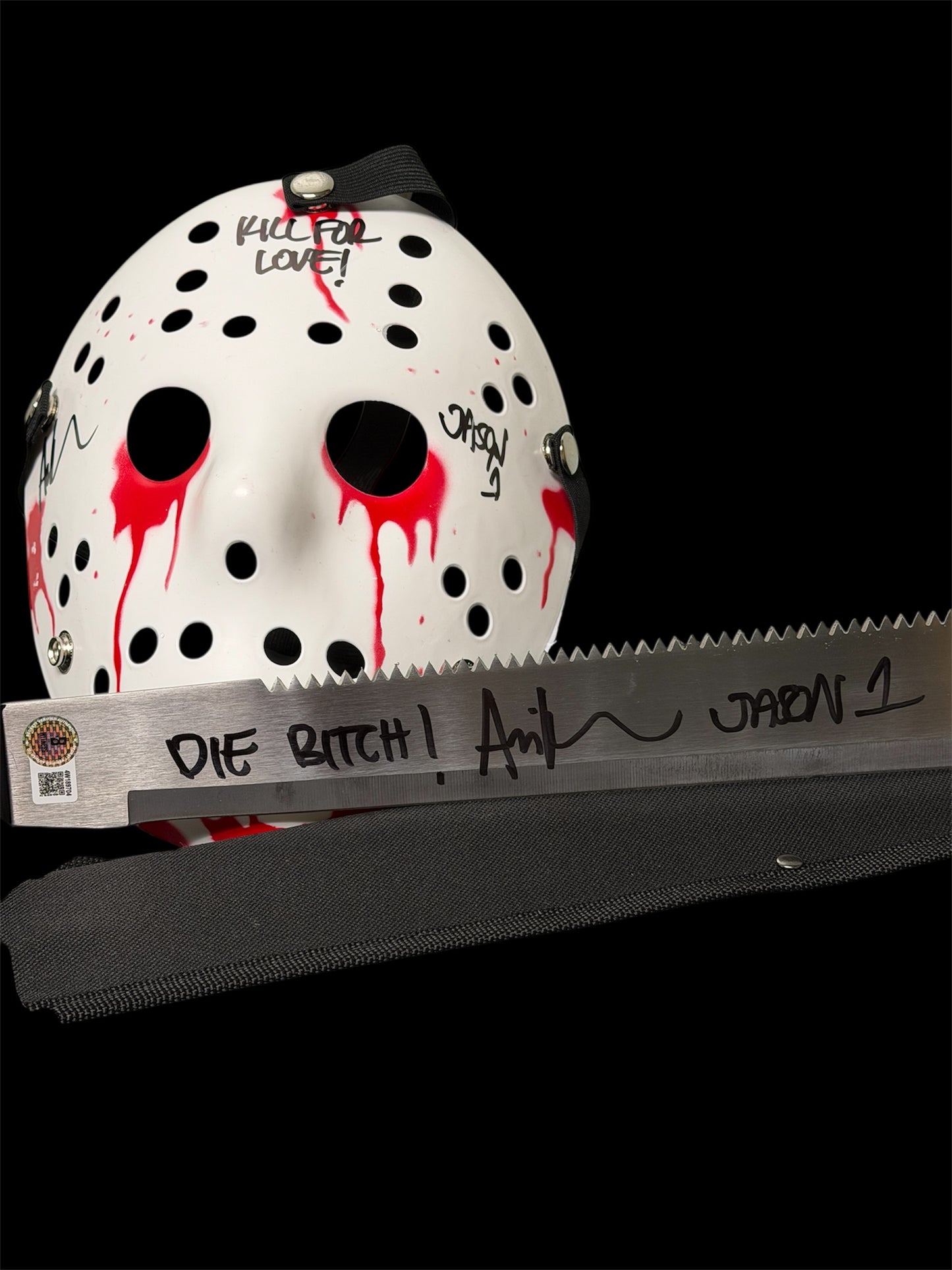 Ari Lehman Signed Horror Bundle – Mask & Machete