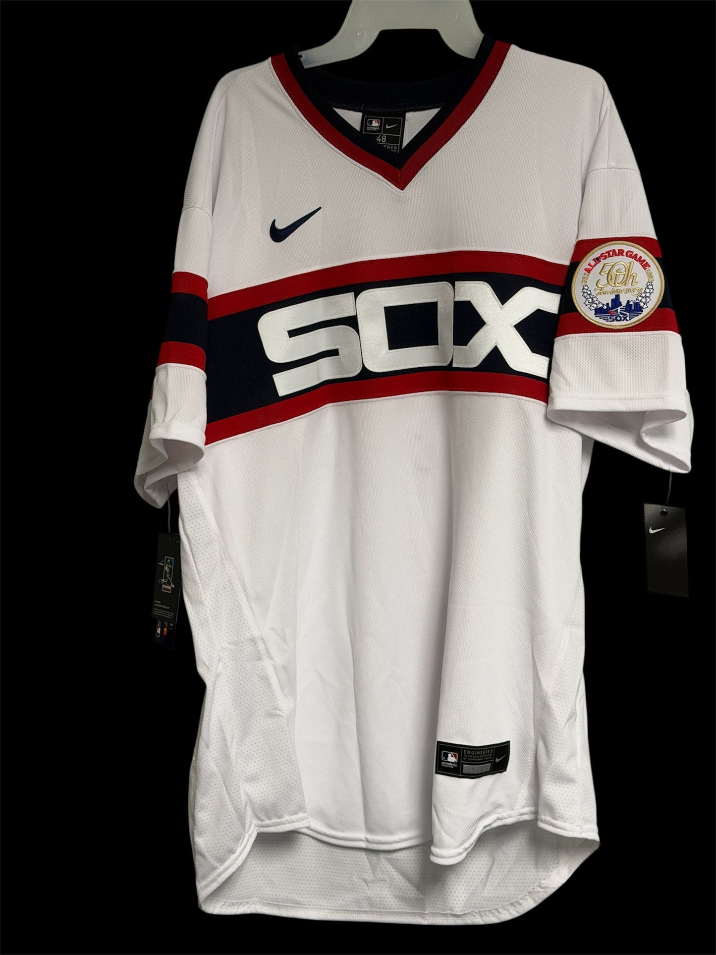 Yoán Moncada Signed Chicago White Sox Nike Authentic 50th Anniversary Throwback Jersey