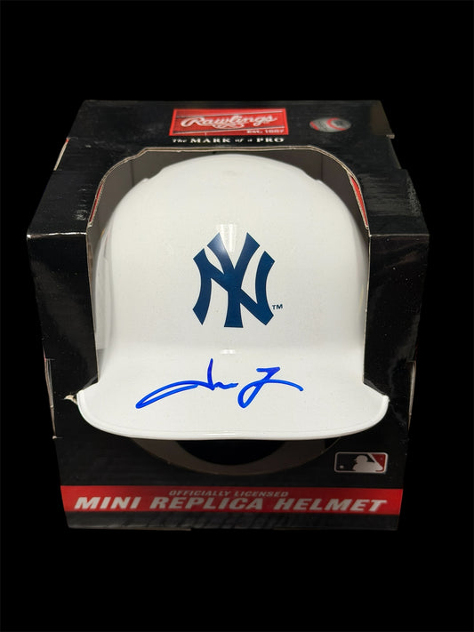Jason Giambi signed New York Yankees mini helmet