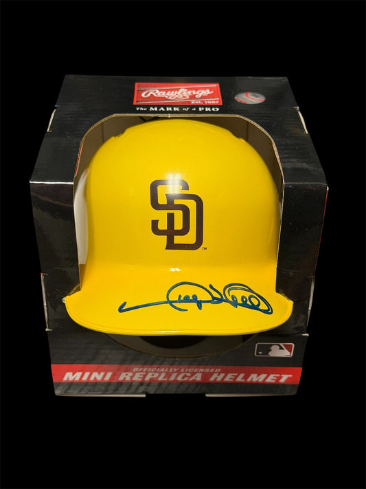 Gary Sheffield Signed San Diego Padres Mini Helmet — JSA Authenticated