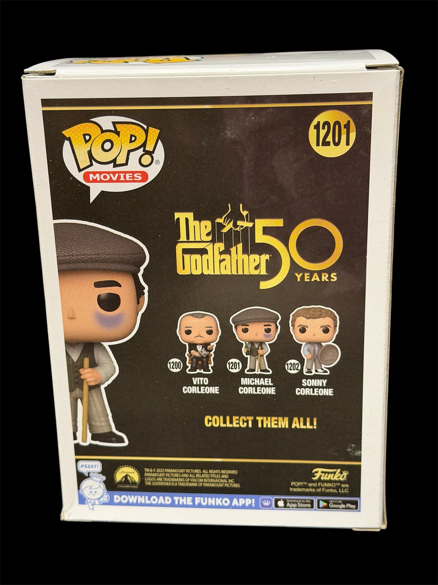 Al Pacino Signed Michael Corleone Funko Pop #1201 — COA Authenticated