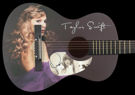 Taylor Swift Hand-Signed Display Acoustic Guitar – JSA Authenticated