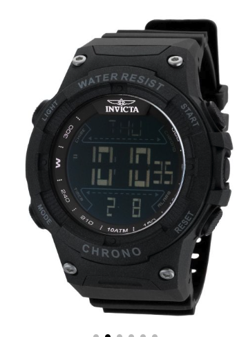 Invicta Racing Digital Men's Watch 52mm, Black