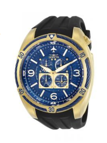 Invicta Aviator Men's Watch - 50mm, Black